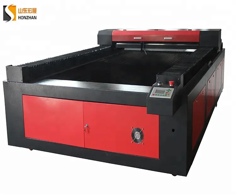 Honzhan 1325 pluma de madera acrílico CNC Co2 máquina de grabado láser uso AI DXF Formato de archivo