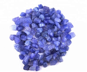 Pierre précieuse Tanzanite bleue naturelle brute non traitée brute de 8 mm de haute qualité certifiée par un tiers pierre de naissance pour la fabrication de bijoux - Product Image 1