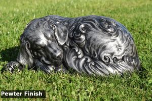 Urna Funeraria para Mascotas de Metal Estilo Americano con Figura de Perro - Product Image 2