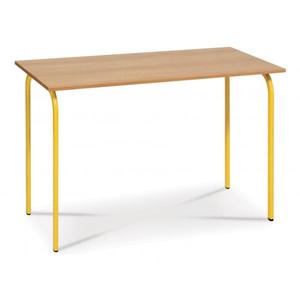 Bureau d'école rectangulaire moderne multi-matériaux pour salle de classe, collège ou salon Meubles en bois design - Product Image 1