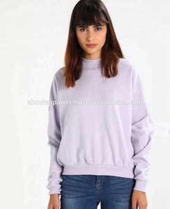 เสื้อสเวตเตอร์คอกลมของผู้ชายผ้าฝ้าย100% สีขาวมีซิปด้านซ้ายเสื้อสเวตเชิ้ตผ้าฝ้ายระบายอากาศได้ดีมีสไตล์ใหม่ - Product Image 2