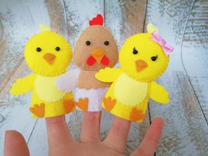 Phục sinh con rối ngón tay Toddler quà tặng lễ phục sinh bé Cảm Thấy con rối ngón tay - Product Image 6