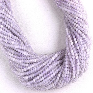 ลูกปัดเกรด AAA ขนาดเล็กเกรด rondelle ลูกปัดควอตซ์ธรรมชาติลาเวนเดอร์1เส้นคุณภาพดีสำหรับการทำเครื่องประดับขายส่ง - Product Image 6