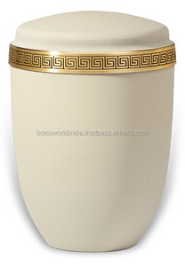 สีชมพูที่มีคุณภาพสูงทองเหลืองโกศโดย Brassworld อินเดียอุปกรณ์งานศพ - Product Image 2