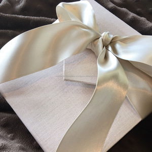 Diy — dossier poche en lin, pour carte d'invitation de mariage - Product Image 1