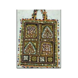 Indian Modern Bohemian Summer Embroidery Designer Handmade <b>Beaded</b> Messenger Bags Light Weight <b>Large</b> Capacity Women Evening Bags - Product Image 3