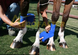 Conveniente cuidado de los caballos Fleece Vendajes estables Envolturas de cuidado convenientes para envolturas de piernas ecuestres - Product Image 3