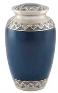 Urne funéraire en laiton massif de style américain en aluminium gris et or pour les cendres humaines adultes - Product Image 5