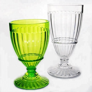 Copa de vino clásica de plástico acrílico sin BPA de 13oz para uso en camping - Product Image 3