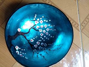 Ensemble de bols à salade en bois de coco écologique, vaisselle carrée polie avec cuillère en bois, sans produits chimiques, emballage en carton, 500 pièces - Product Image 3