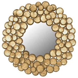 Cadre photo en métal miroir mural décoratif de luxe classique européen - Product Image 1