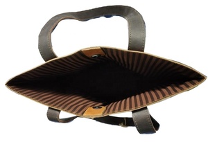 Sac fourre-tout en cuir véritable pour femmes - Product Image 2