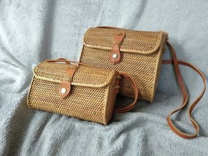 กระเป๋าคลัทช์หวายวินเทจจากเวียดนาม - Product Image 5