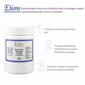 Crème de massage pour le visage à base de plantes avec beurre corporel hydratant à l'huile essentielle de lavande pour peau grasse Produit d'aromathérapie - Product Image 4