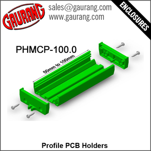 Supports de PCB en ABS pour montage sur rail DIN, haute qualité, certifiés CE, taille et couleur personnalisables, marque GAURANG, fabriqués en Inde - Product Image 2