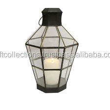 Bougie décorative en verre métallique de haute qualité, lanterne suspendue pour décoration de mariage à la maison, prix de gros - Product Image 2
