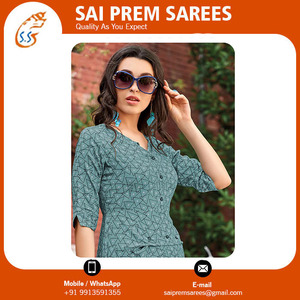 เสื้อ Kurti ปักแขนยาว - Product Image 2