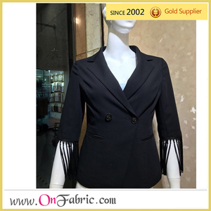 Tissu en Viscose sergé solide, 150CM, Spandex - Product Image 3