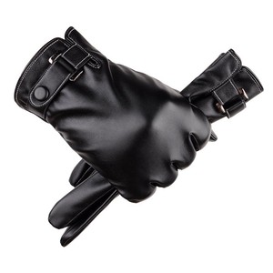 Guantes cálidos de invierno para mujer, piel de oveja auténtica, cuero suave para conducir - Product Image 3