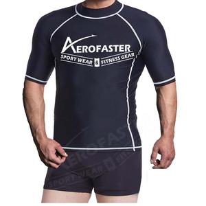 เสื้อยืดออกกำลังกายแขนสั้นสำหรับผู้ชายเสื้อยืดพิมพ์ลายบาติก180กรัมป้องกันการพันพิลลิ่งสกรีนลายว่างเปล่าโลโก้ออกแบบได้ตามต้องการ - Product Image 1