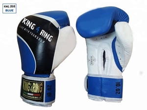 Guantes de Boxeo King4Ring - Cuero PU y Cuero Genuino, Tallas de 8oz a 16oz, Impresión de Logotipo Personalizado - Product Image 4