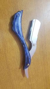 Alta calidad etiqueta privada nueva maquinilla de afeitar recta de acero inoxidable instrumentos de belleza Barbero maquinillas de afeitar herramienta - Product Image 6