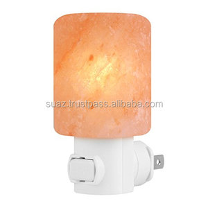 Lampe à sel en cristal himayan en forme de cylindre, lumière de nuit, purificateur d'air, USB, - Product Image 3