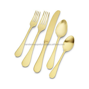 Juego de cubiertos de oro real - Product Image 2
