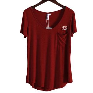 Women's Casual Cotton Plain <b>T</b> <b>Shirts</b> Short Sleeve <b>High</b> Quality Made in Pakistan Plus Size Wholesale New Style - Product Image 5