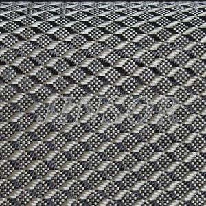 Tissu en fibre de carbone aspect cubique 3D - Product Image 2