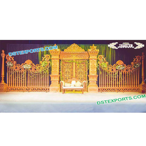 Panel de puerta de fondo de boda canadiense, decoración de escenario de boda india, fabricante de escenario - Product Image 1