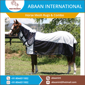 Couverture en maille pour cheval avec capuche, respirante, anti-mouches, légère, durable, pour l'été - Product Image 4