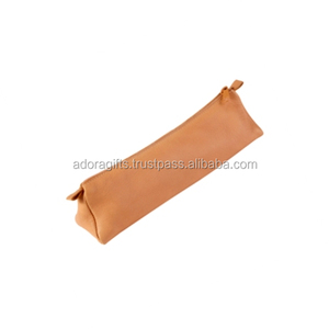 Takara — pochette en cuir cuisine pour stylos, pour filles/pochette pour stylos en cuir pur à fermeture éclair faite à la main - Product Image 1