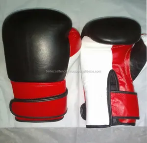 Guantes de Boxeo de Cuero Hechos a Medida, Logotipo Personalizado, Transpirables, Ligeros, Cierre de Gancho y Bucle, Guantes de Entrenamiento Profesional Sialkot - Product Image 1