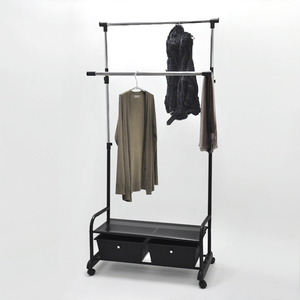 Perchero ajustable para ropa, colgador con cajones - Product Image 1