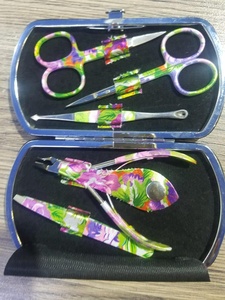 Profesional de alta calidad de acero inoxidable manicura pedicura Set corazón/mano cuadrada logotipo personalizado portátil uñas tijeras cortaúñas - Product Image 5