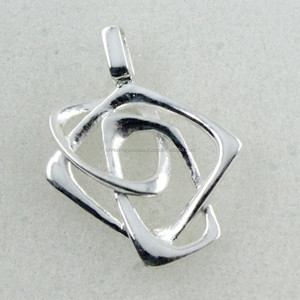 Fashion Trendy <b>Swag</b> Design Sterling Silver 925 Pendant Jewelry - Product Image 2