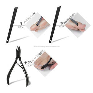 Kit de manucure/pédicure, fraise à ongles en acier inoxydable, lime à ongles, ciseaux tranchants et coupe-ongles, Instruments, pièces - Product Image 4