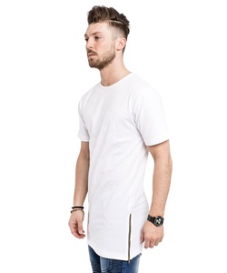 Camiseta con cremallera lateral, talla grande - Product Image 1