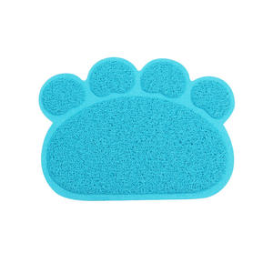 แผ่นปูรองเล่นสำหรับสัตว์เลี้ยง PVC กันลื่น,แผ่นปูรองกันลื่นลายกรงเล็บแมวพิษสำหรับให้อาหารแมวลูกสุนัข - Product Image 3