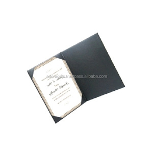 Bifold <b>Certificate</b> <b>Holder</b>/ Best <b>Wedding</b> <b>Certificate</b> <b>Holder</b>/ Leather <b>Certificate</b> <b>Holder</b> - Product Image 1