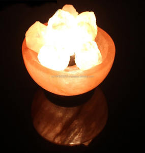 Shdiodonododododom 2011 bol sculpté à la main, salière himayen en, en cristal naturel, avec mèches en cristal - Product Image 2