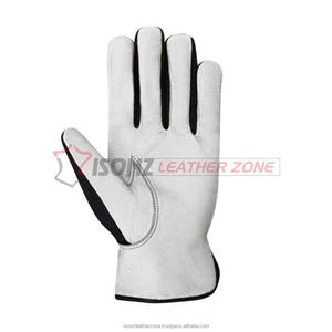 Gants de travail en cuir personnalisés anti-impact avec des caractéristiques anti-coupure et antidérapantes pour la protection des mains - Product Image 3
