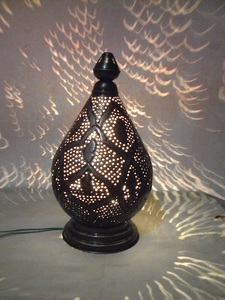 Estilo marroquí Linterna colgante negra Candelabros de metal Linternas y tarros de velas - Product Image 4