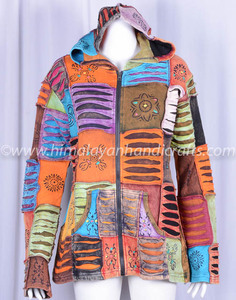 Sweat-shirt multicolore pour femme, coupe rasoir, de style, imprimé ENZYME, lavable, de style bohème, CSWJ 469 - Product Image 2