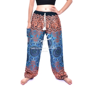 Beau pantalon sarouel à taille cordon de serrage, pantalon de Yoga, pantalon unisexe - Product Image 4