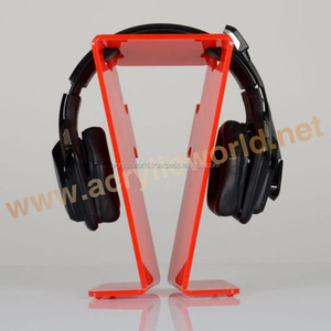 Factory Acrylic headphone display <b>stand</b> /acrylic <b>headset</b> display rack - Product Image 1