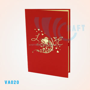 Coeur et ours carte 3D fait à la main vietnam Belle haute qualité Top Tendance - Product Image 6