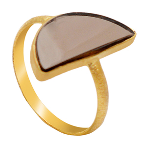 925 Sterling Silver <b>Ring</b> <b>Rose</b> <b>Quartz</b> Gemstone Classic Style Gold Plating for Women Men Fashionable Wedding Jewelry for Parties - Product Image 2