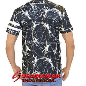 Jersey de baseball par personnalisation, maillot de baseball par sublimation, bon marché, impression personnalisée, vente en gros - Product Image 4